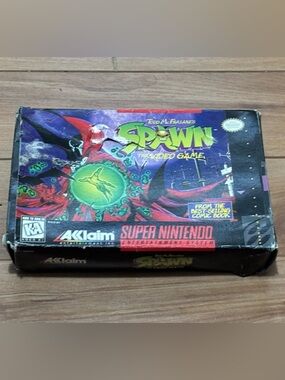 SNES Spawn The Video Game with original box and manual (1995)